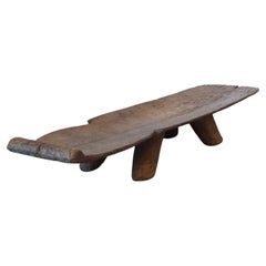 Vintage Senufo African Gbanda Primitive Bench, Console Table, 20th Century