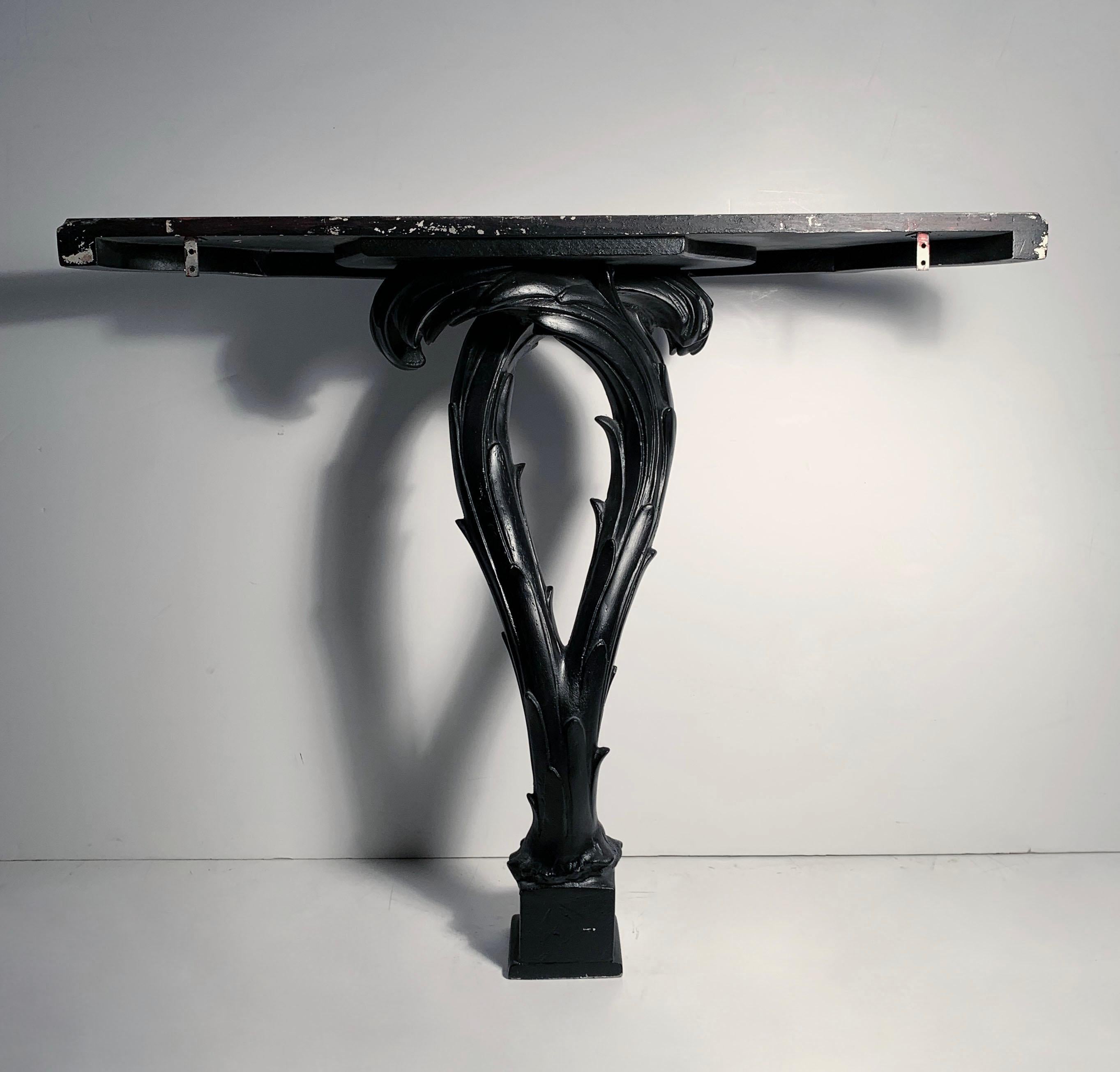 Vintage Serge Roche Designer Palm Console For Sale 12