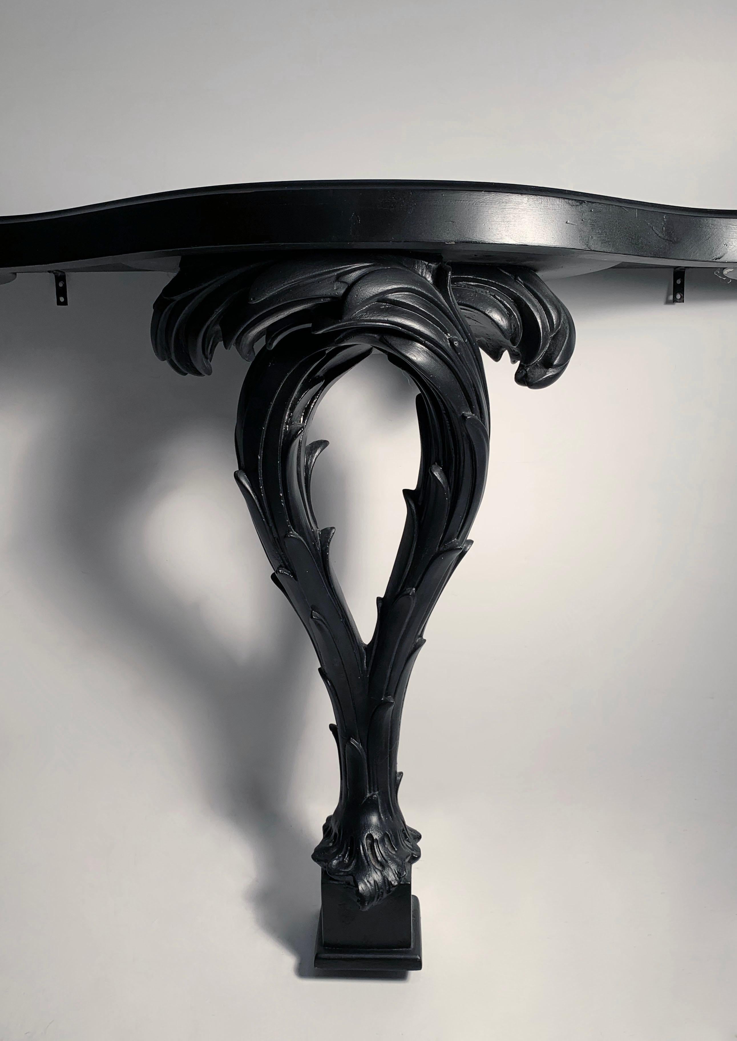 Vintage Serge Roche Designer Palm Console For Sale 1