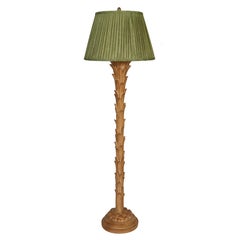 Lampada a palma d'epoca in stile Serge Roche
