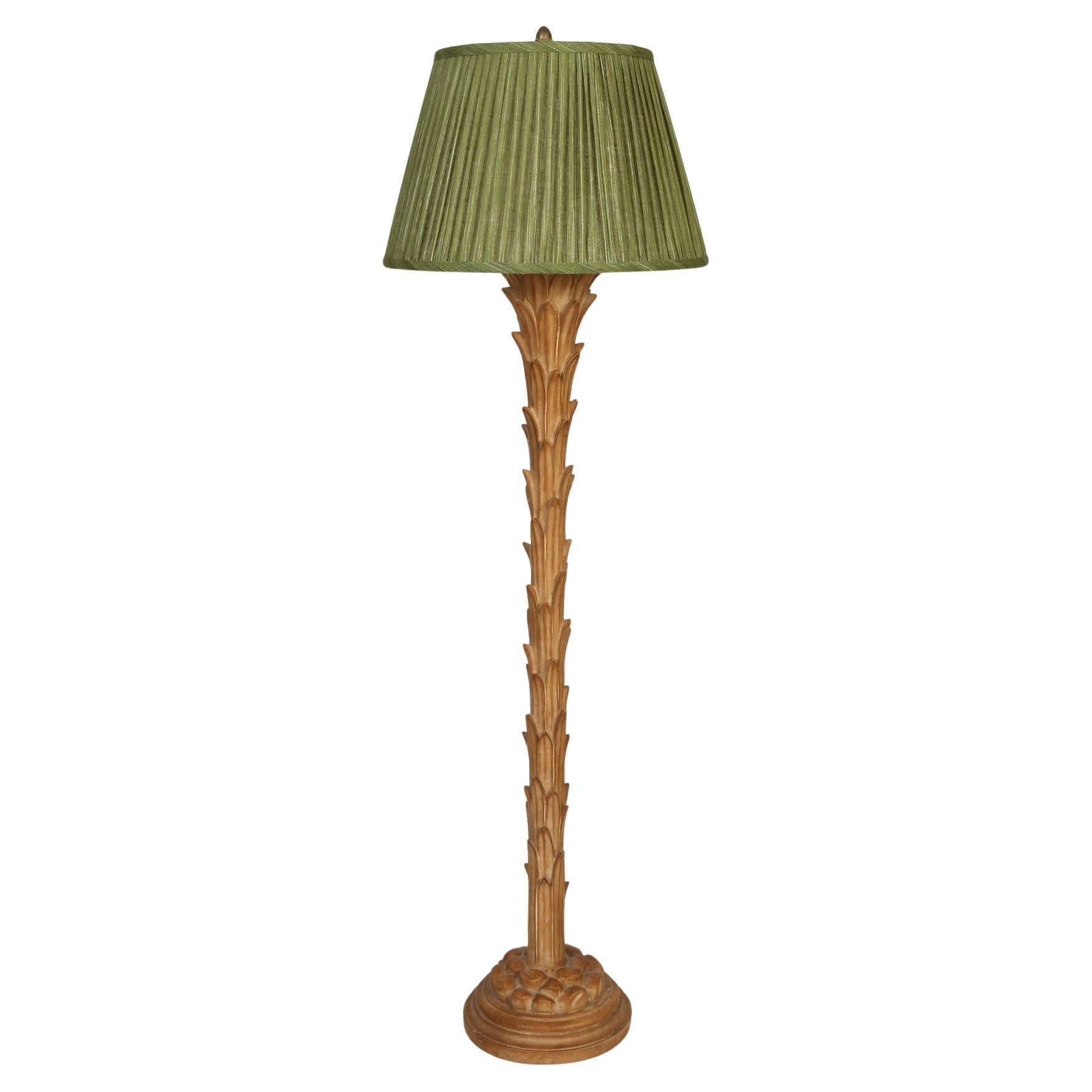 Vintage Serge Roche Style Standing Palm Lamp