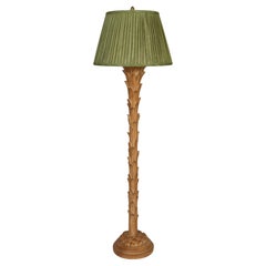 Retro Serge Roche Style Standing Palm Lamp