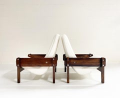 Vintage Sergio Rodrigues Vronka Chairs in Leather, Pair