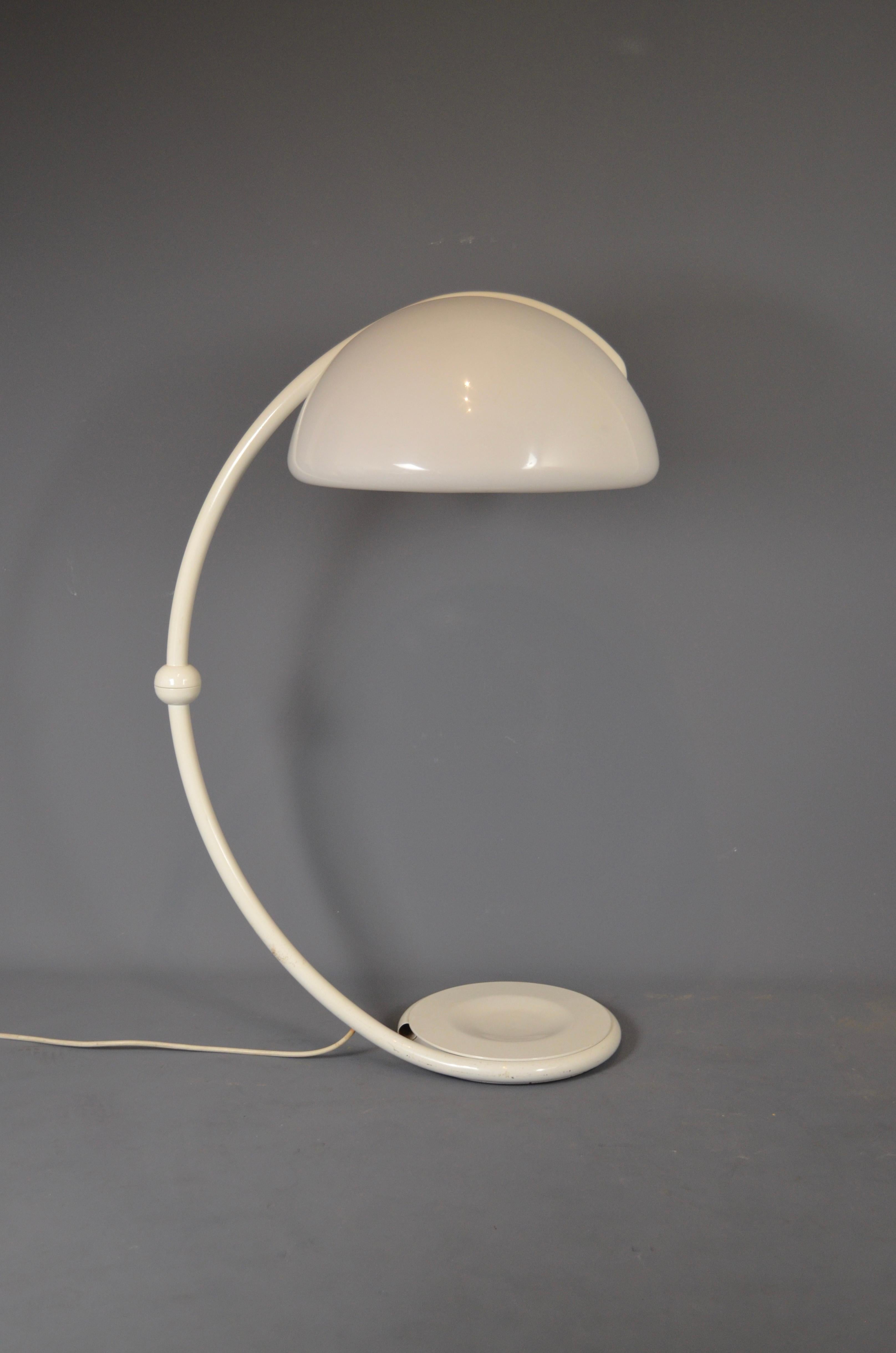 Mid-20th Century Vintage Serpente floor lamp by Martinelli For Sale