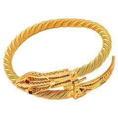 Bracciale vintage Serpenti in oro massiccio 21kt risalente ai primi anni '60