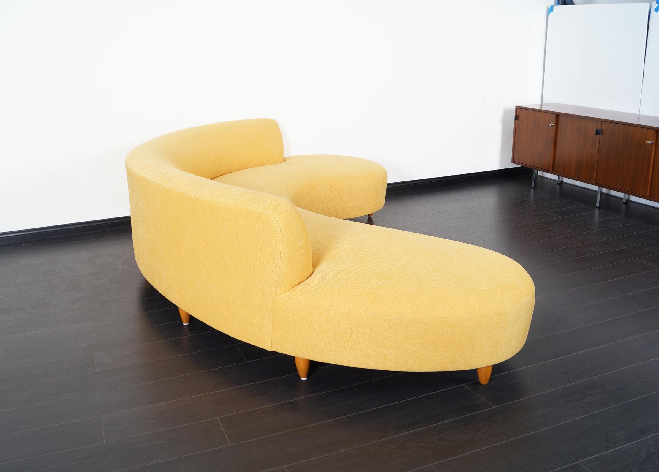 vintage serpentine sofa