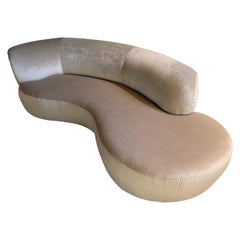 Vintage Serpentine Sofa by Weiman