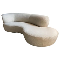 Vintage Serpentine Sofa by Weiman