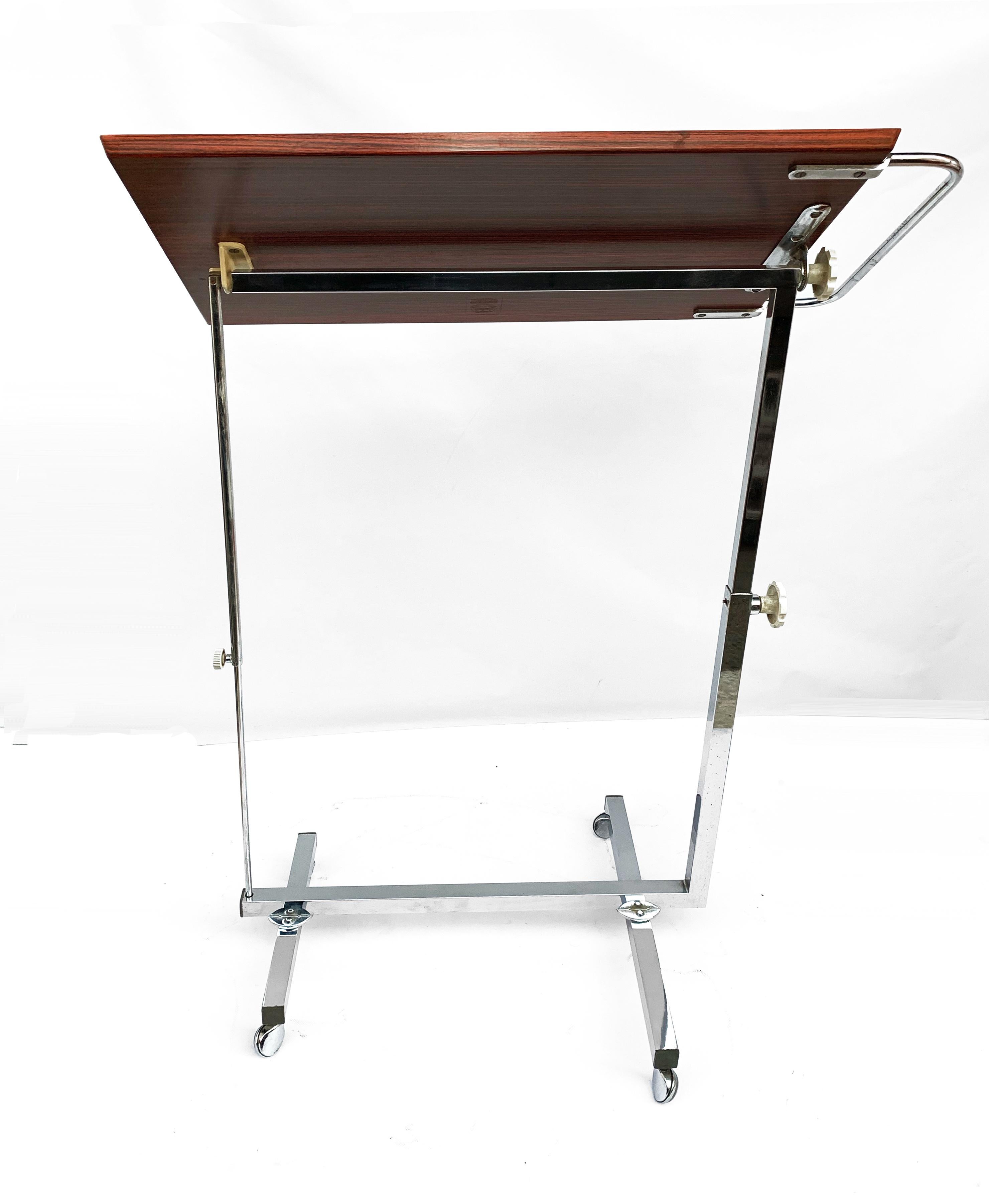 Vintage Service Trolley by Variett Bremshey for Bremshey & Co., Germany, 1966 For Sale 3