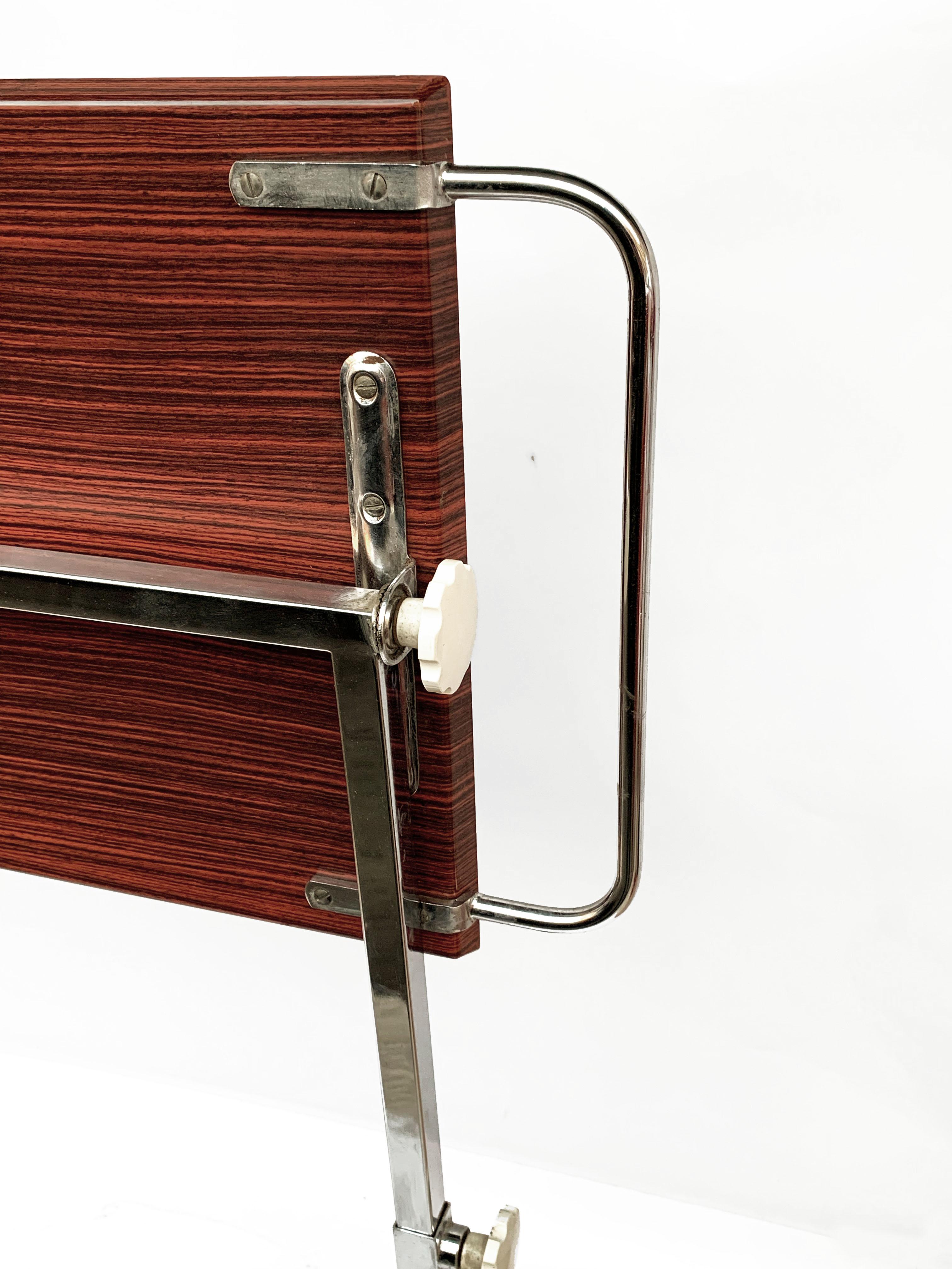 Mid-20th Century Vintage Service Trolley by Variett Bremshey for Bremshey & Co., Germany, 1966 For Sale