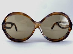 Vintage Servin Jacqueline Round Oversized 1970's Sunglasses