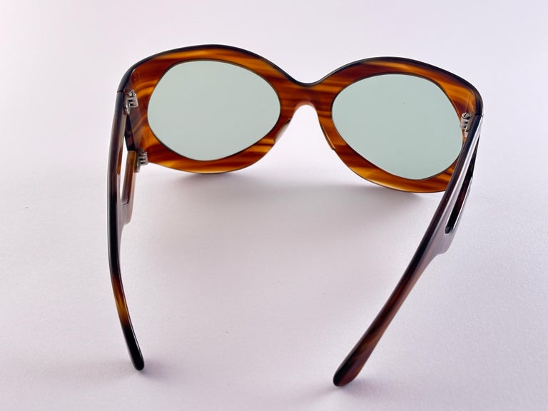 Vintage Servin Spain Sunglasses Women’s One Size 70’-80’ Oversized Chunky Frames Vintage Servin Oversized Tortoise 1970 main image 2