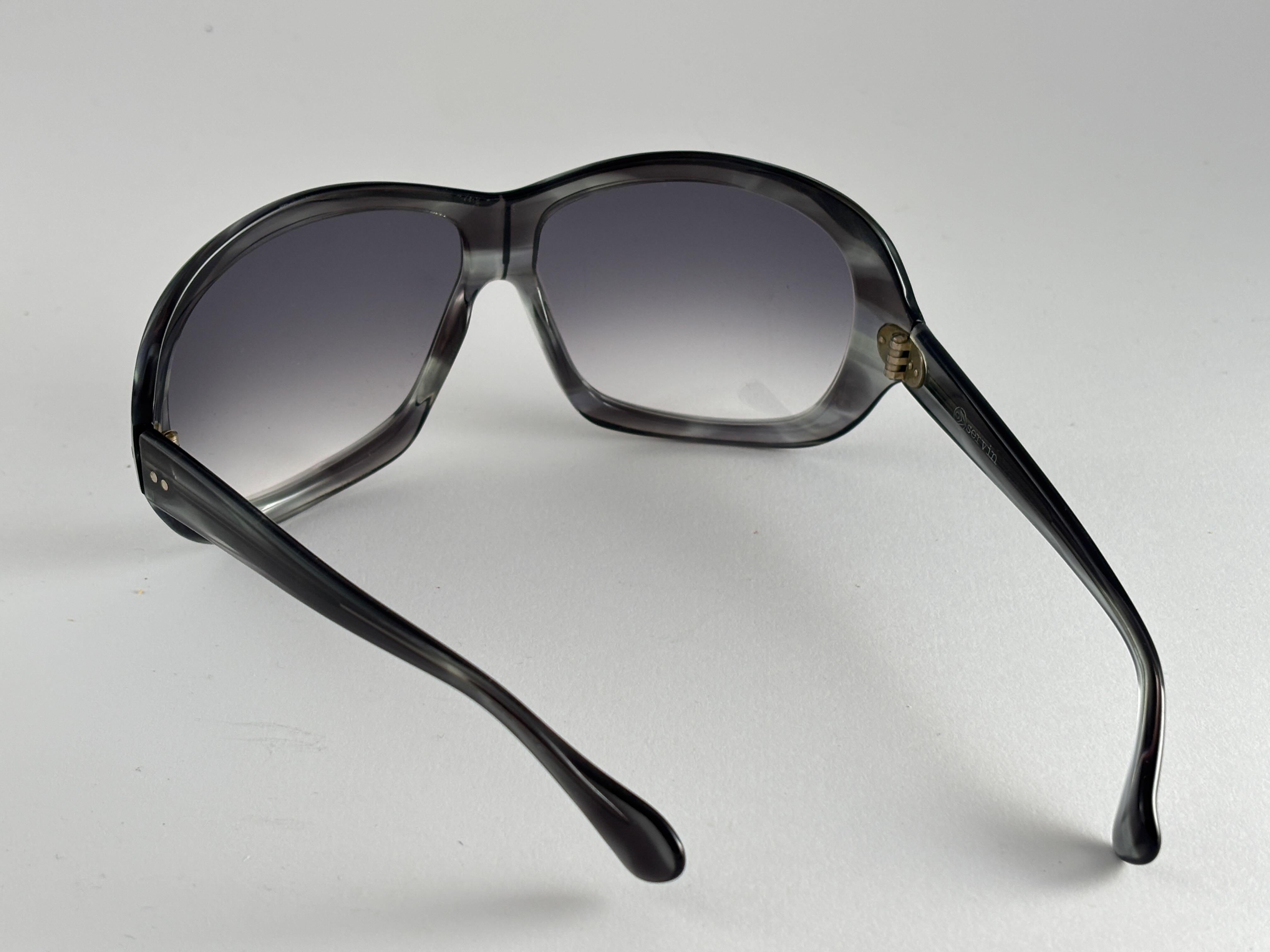Vintage Servin Sena Übergroße 1970er Sonnenbrille Made in Spain im Zustand „Hervorragend“ im Angebot in Baleares, Baleares
