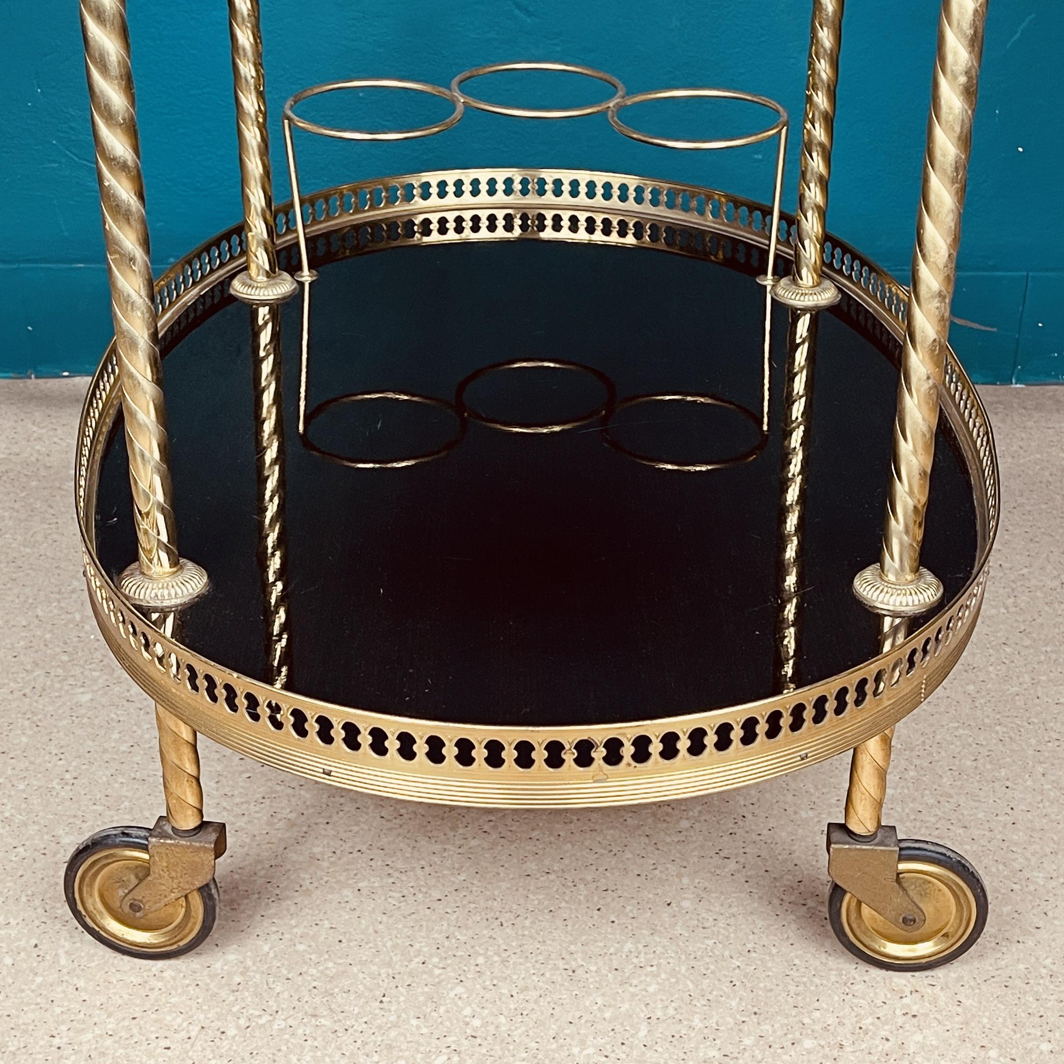 Vintage Serving Bar Cart Italy 1960s 1