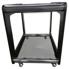 Vintage serving table on castors 1970s