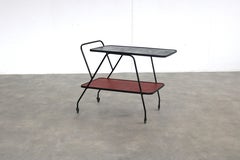 vintage serving trolley