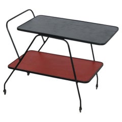 vintage serving trolley