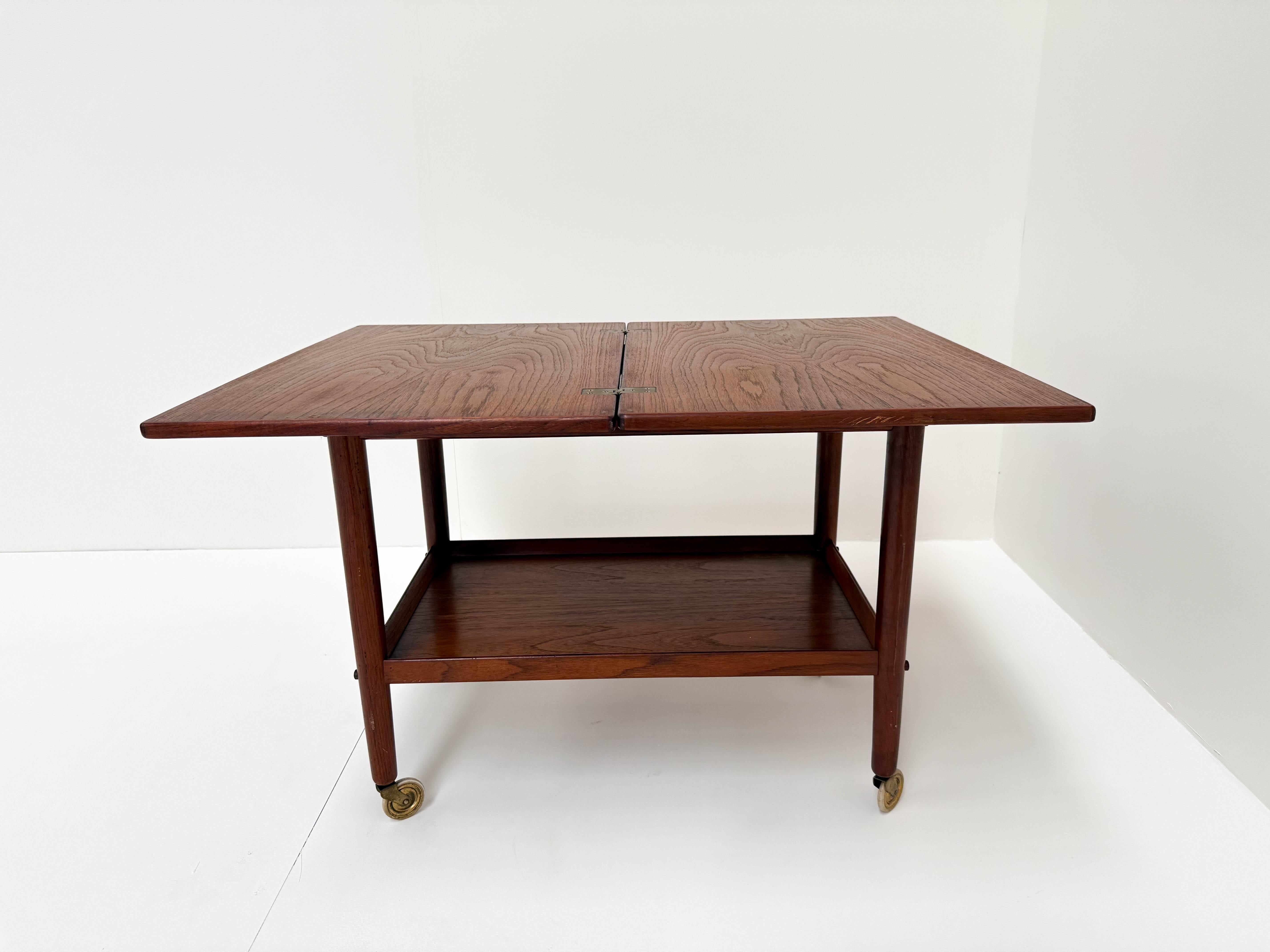 Vintage Serving Trolley, P. Jeppesen Møbelfabrik, 1960s For Sale 1