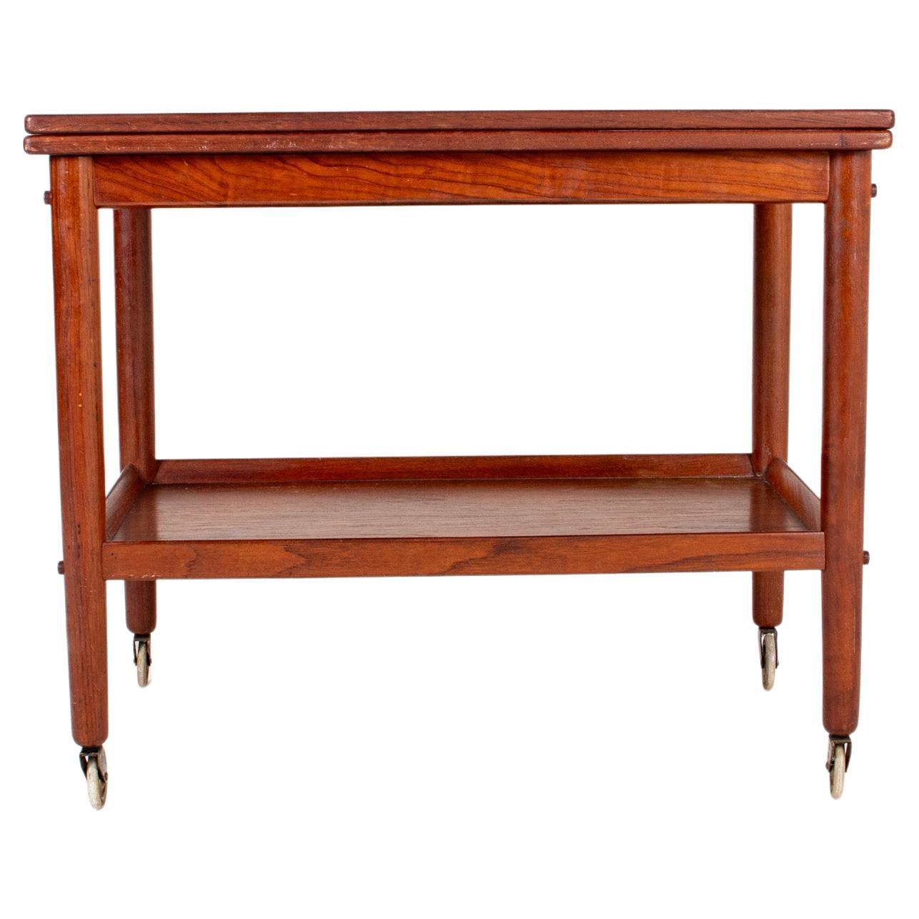 Vintage Serving Trolley, P. Jeppesen Møbelfabrik, 1960s For Sale