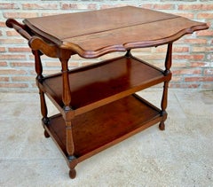 Vintage Serving Trolley with Wheels and Wings, 1970s