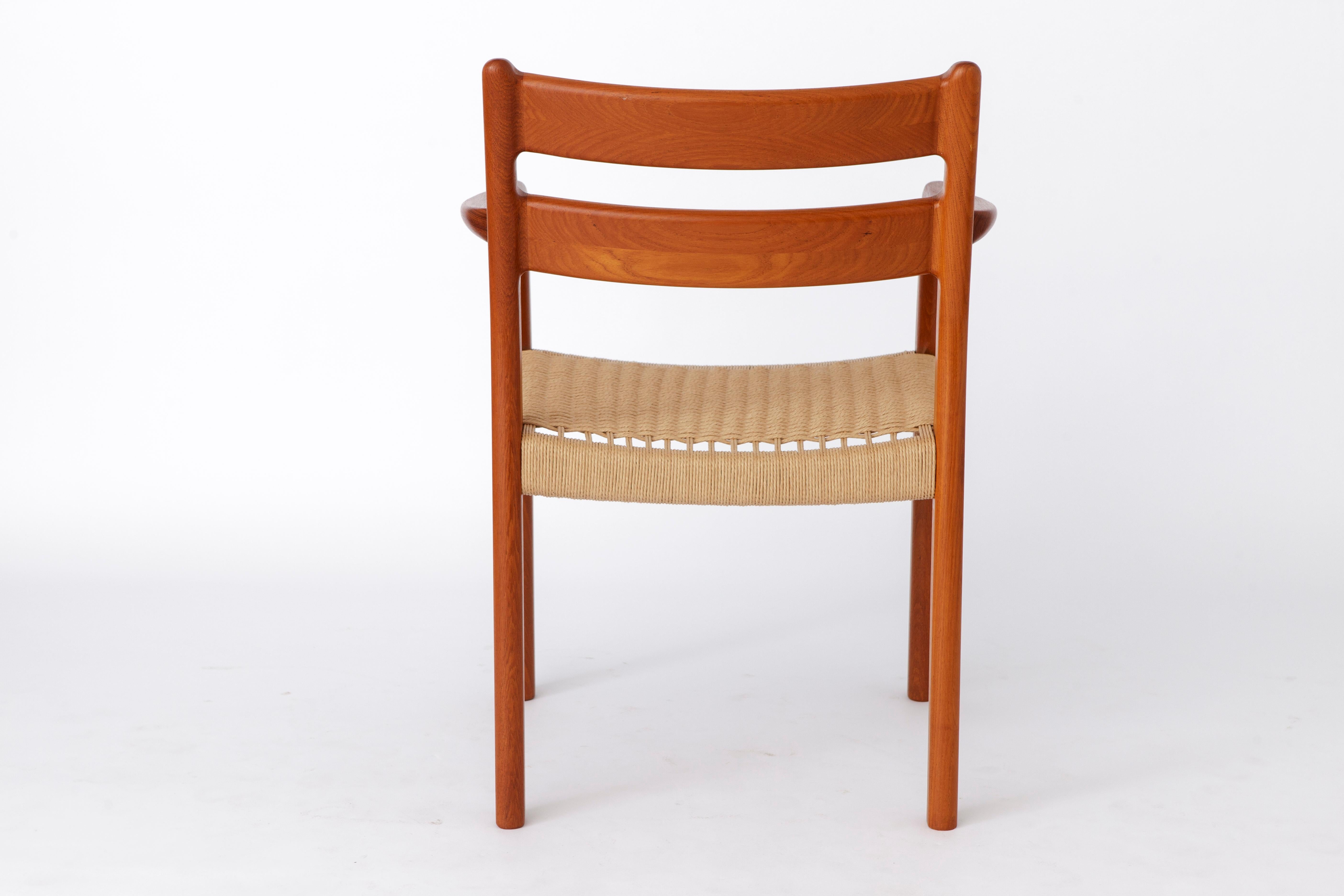 Polished Vintage-Sessel aus den 1960er Jahren EMC Mobler aus dänischem Teakholz For Sale