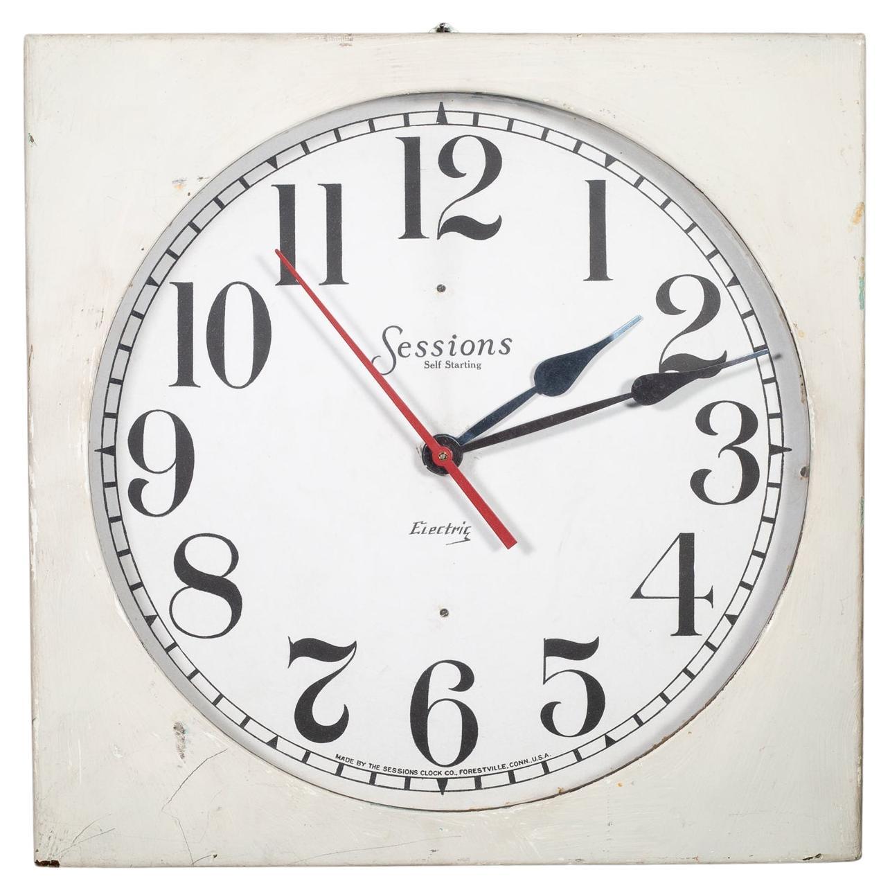 Vintage Sessions Elektrische Wanduhr c.1930