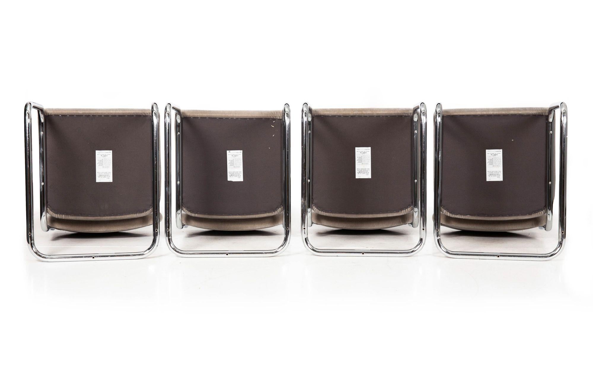 Vintage Set 12 Mid Century Cesca B32 Marcel Breuer Dining Chairs for Stendig For Sale 4