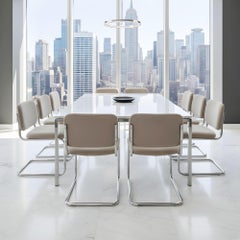 Juego vintage de 12 sillas de comedor Cesca B32 de mediados de siglo de Marcel Breuer para Stendig