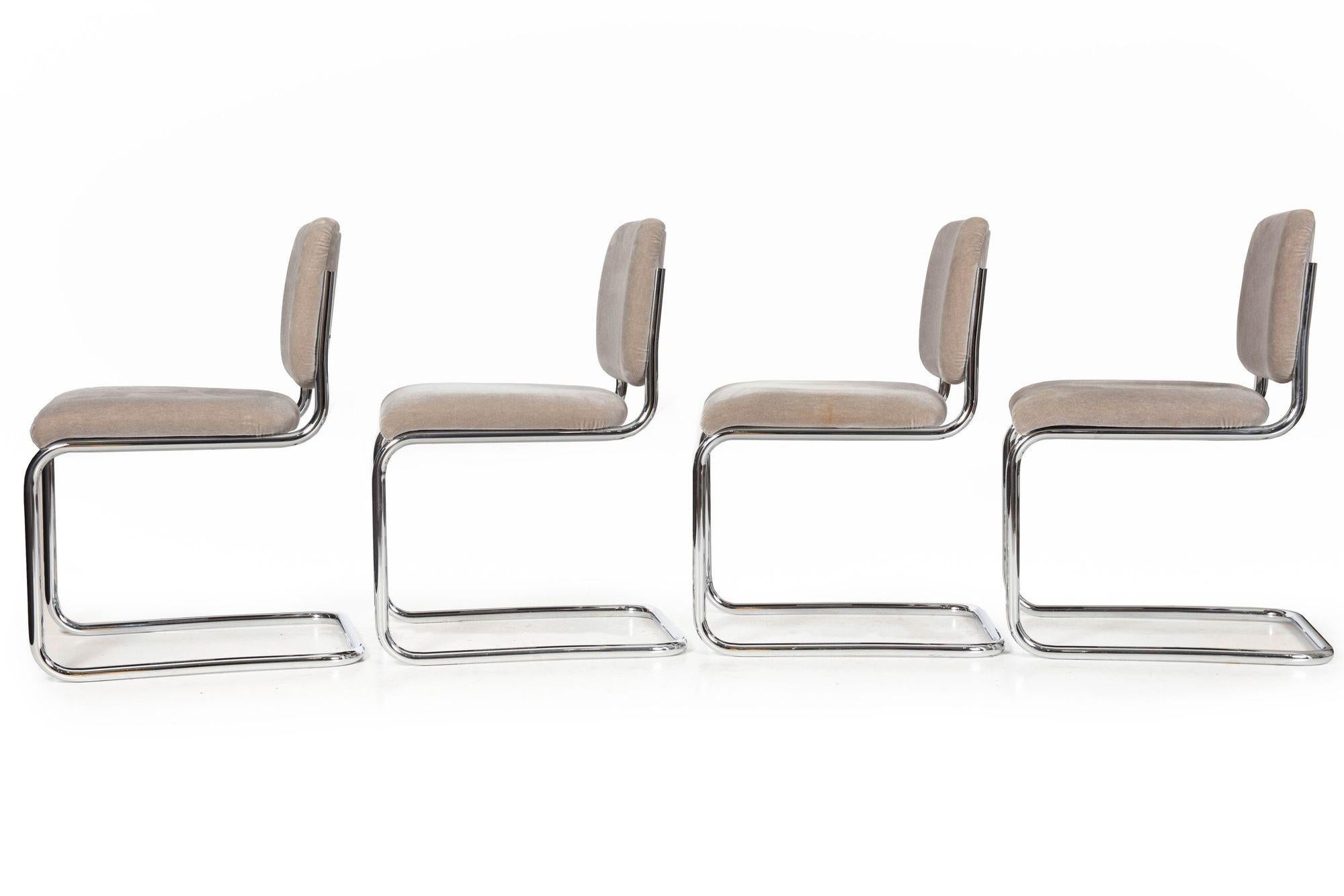 Mid-Century Modern Vintage Set 12 Mid Century Cesca B32 Marcel Breuer Dining Chairs for Stendig For Sale