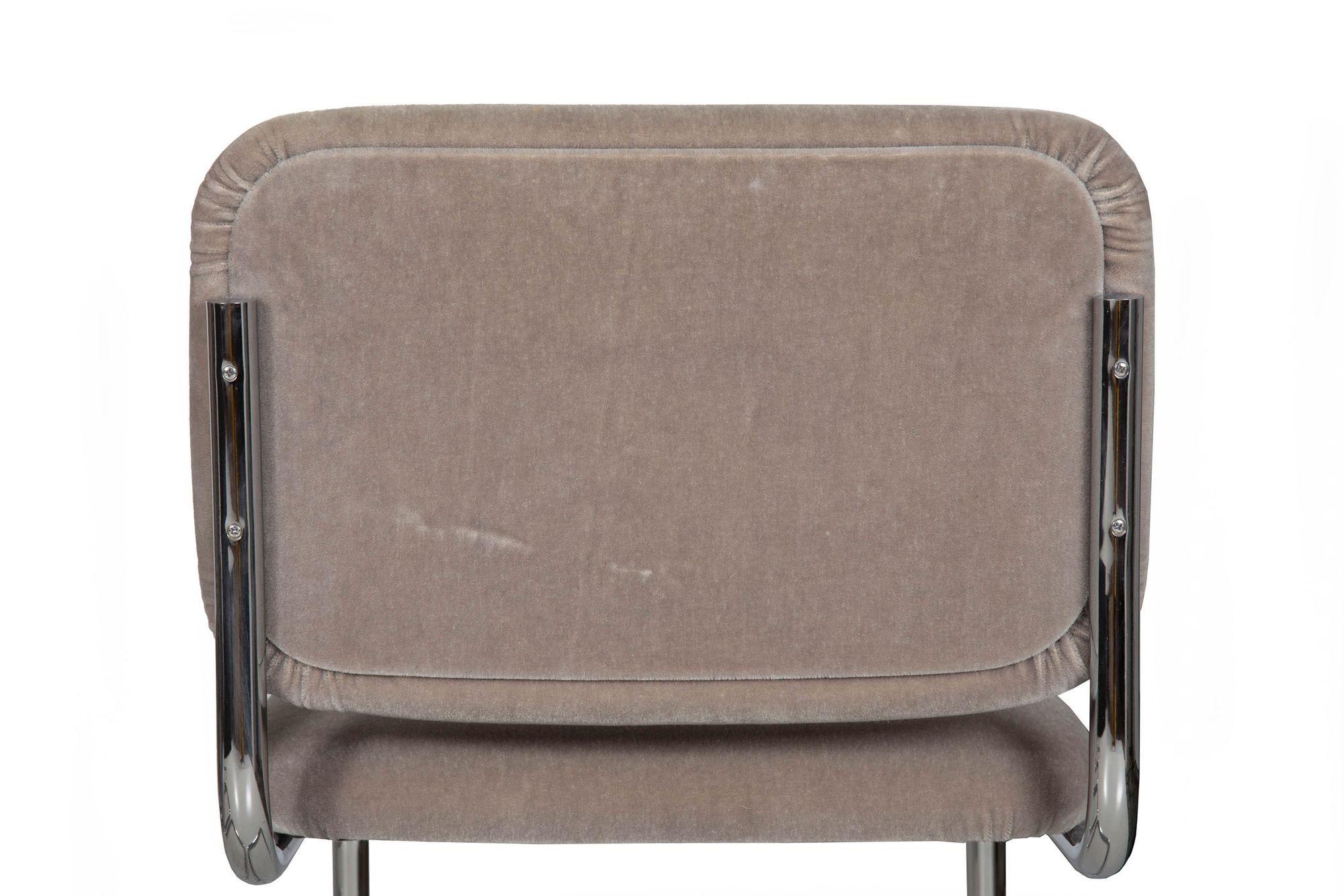 Upholstery Vintage Set 12 Mid Century Cesca B32 Marcel Breuer Dining Chairs for Stendig For Sale