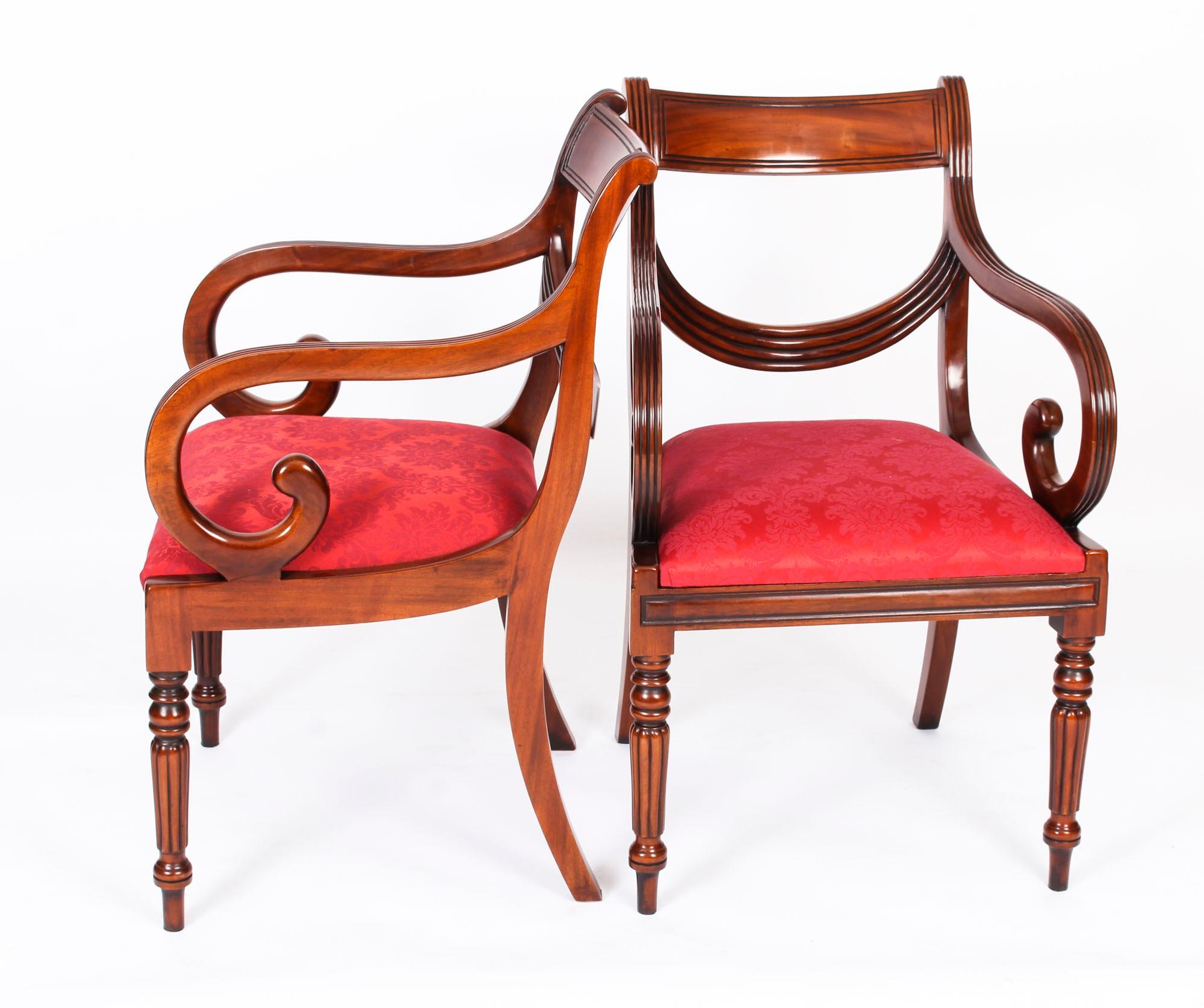 A delightful Vintage set of twenty two  superb swag back dining chairs, dating from the second half  of the 20th Century.

Masterfully crafted in beautiful solid mahogany throughout, the finish and attention to detail on display are truly