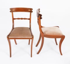 Vintage Set 8 Shield Back Dining Chairs by William Tillman 20th Century