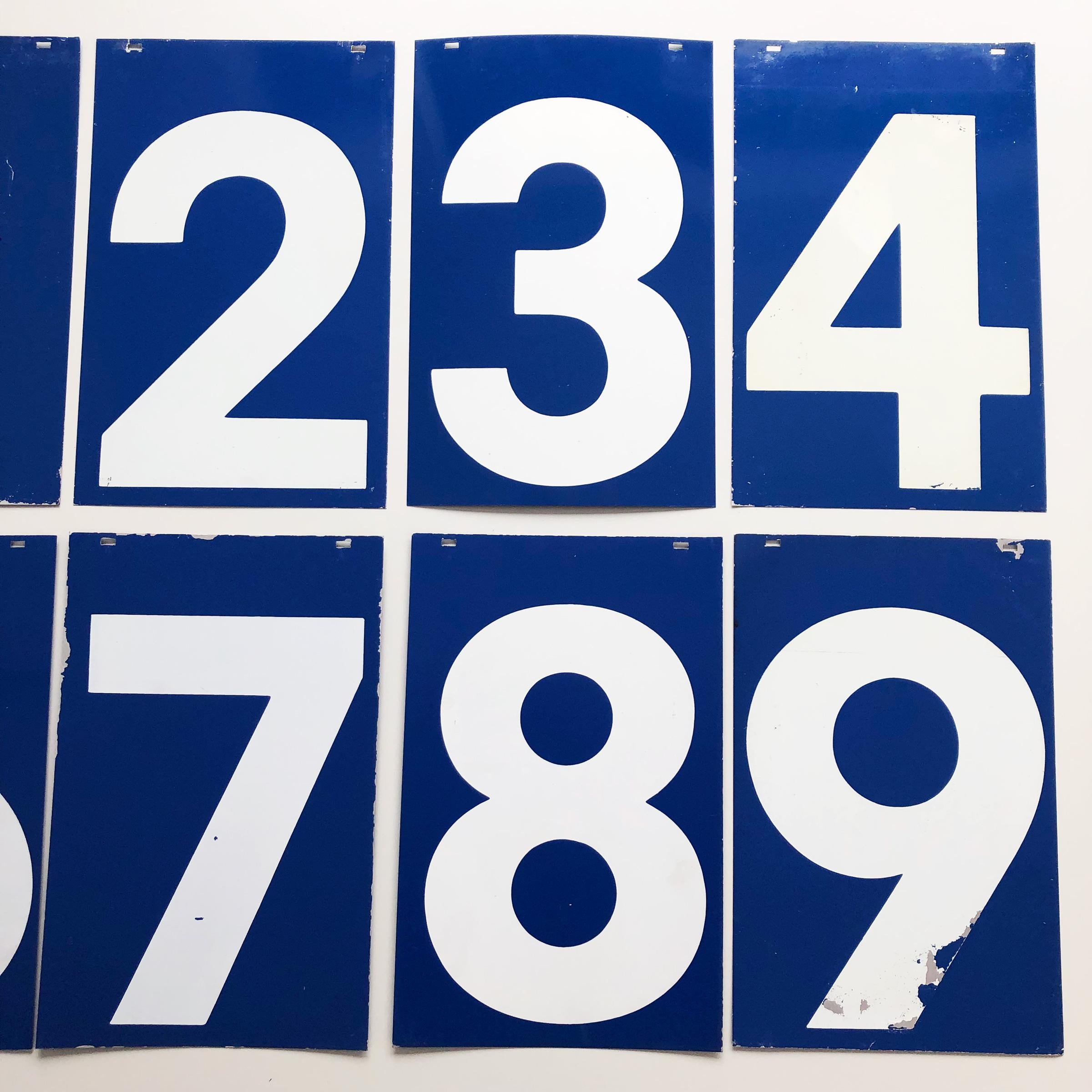 vintage gas station numbers
