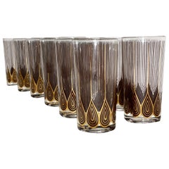 Vintage Set of 12 George Briard Highball Glasses