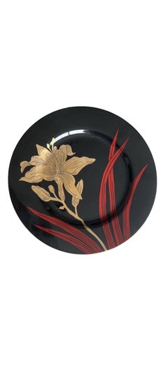 Set Vintage de 16  Jardín Imperial, 4 Platos Pequeños de Flores Fitz and Floyd, 1979