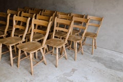 Vintage Set of 18 Dining Chairs from Denmark, Circa 1970