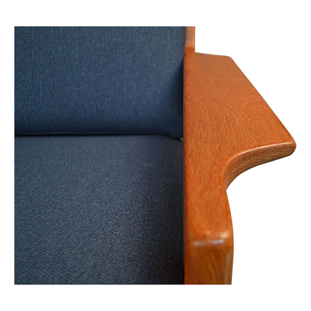 Vintage Set of 2 Danish Design Arne Wahl Iversen Teak Lounge Chairs In Good Condition In VENLO, LI
