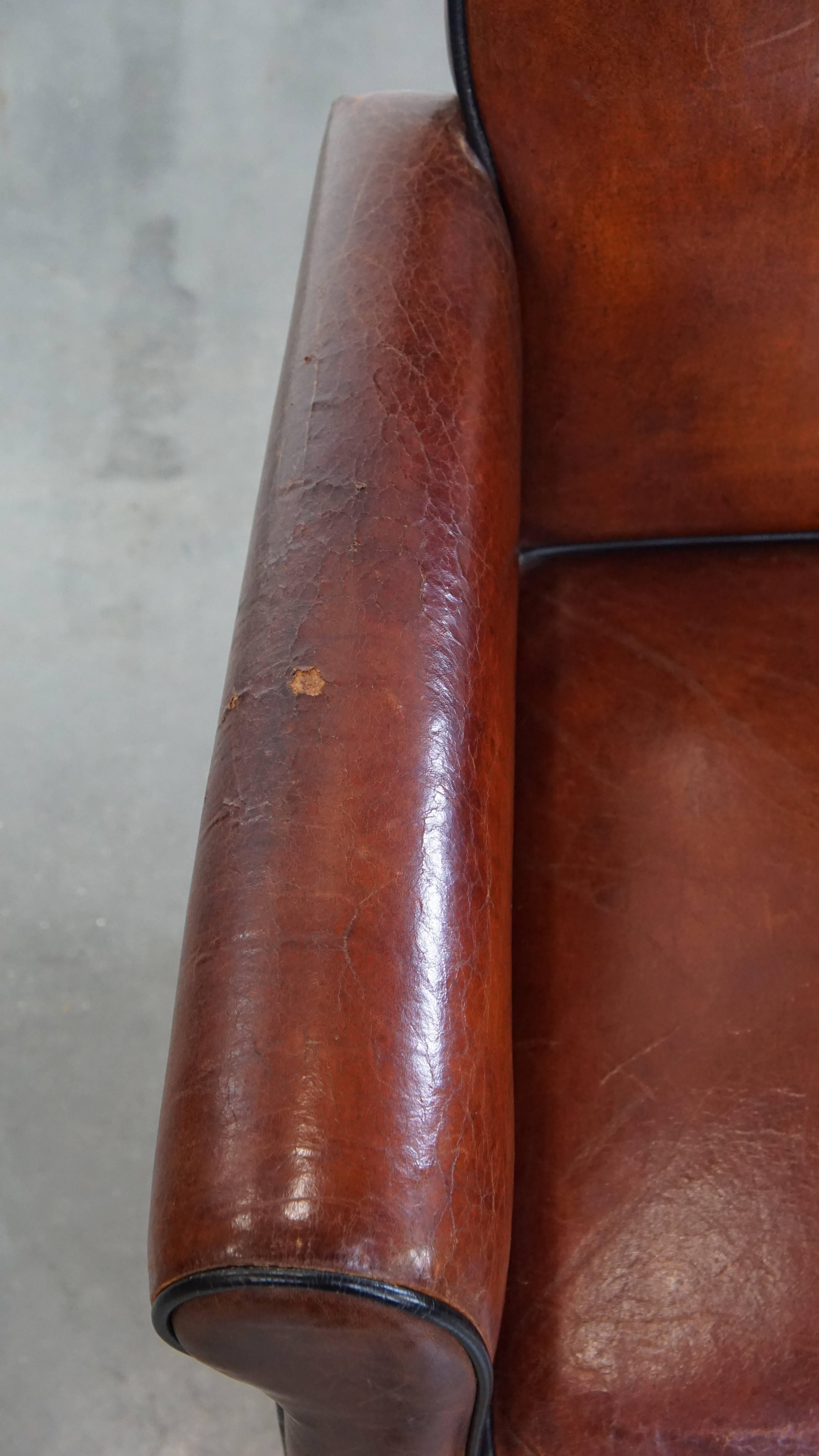 Vintage Satz von 2 Esszimmerstühlen mit schwarzem Keder auf Rädern (Leder) im Angebot