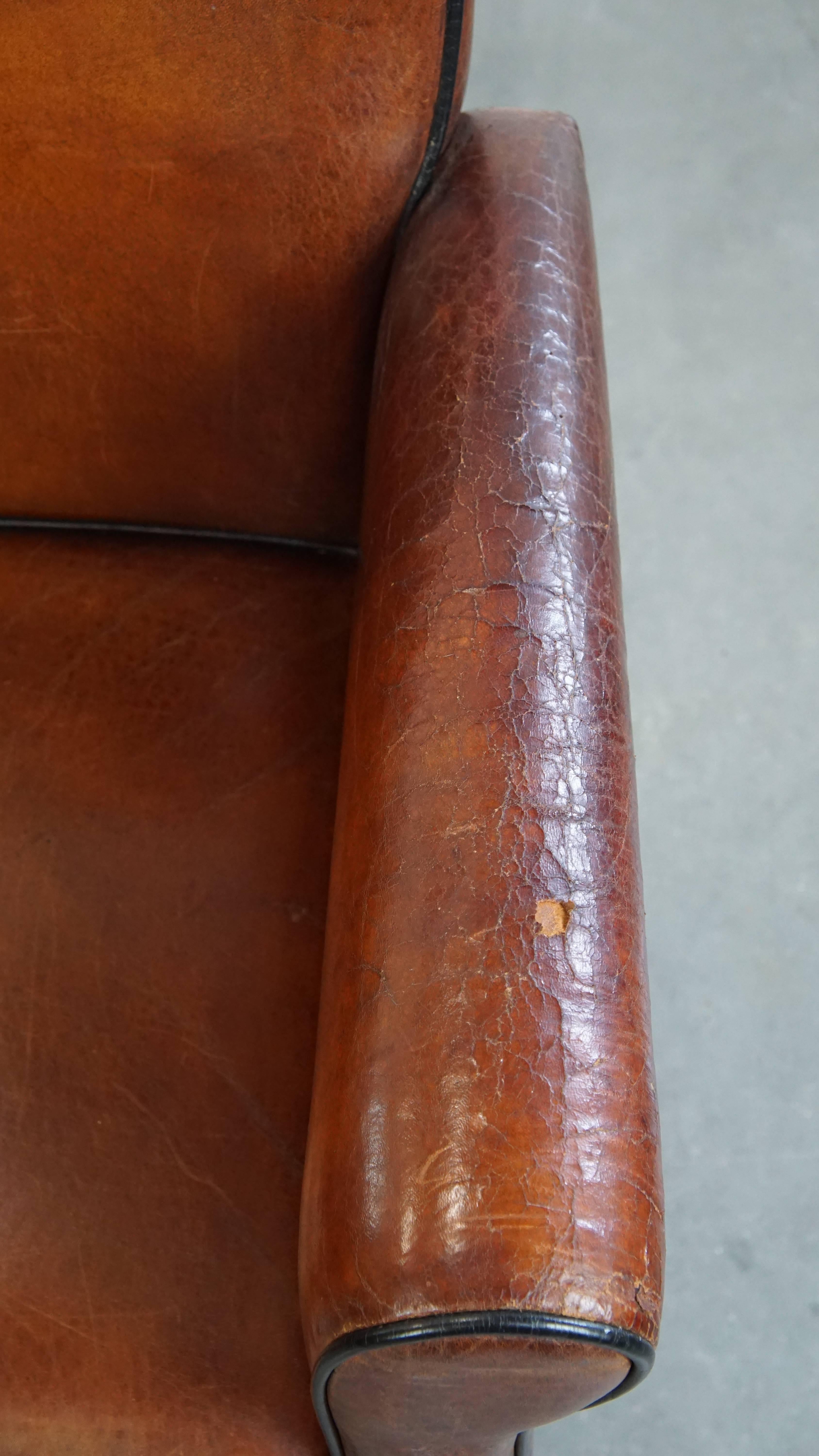 Vintage Satz von 2 Esszimmerstühlen mit schwarzem Keder auf Rädern im Angebot 2