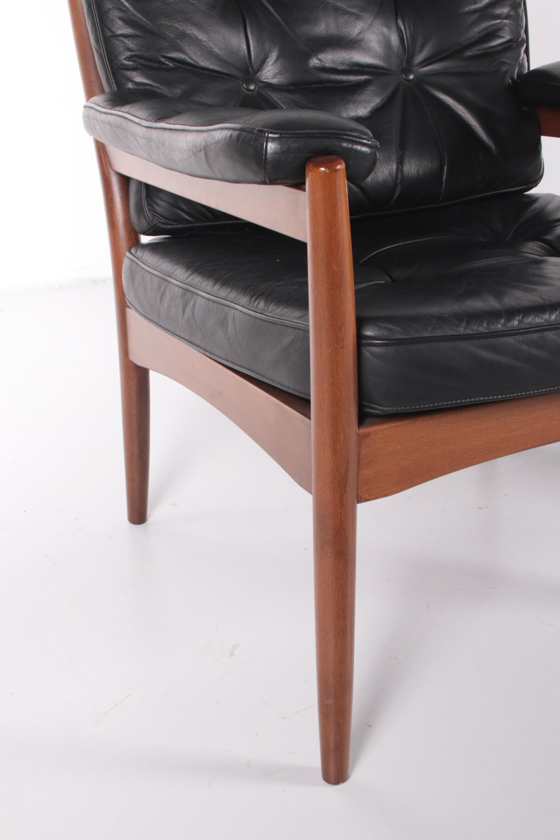 Vintage Set of 2 Lounge Chairs by Gote Mobler Nassjo, Sweden, 1970s 1