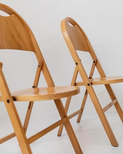 Vintage Set of 2 Tric Foldes Chair by Achille & Pier Giacomo Castiglioni, 1970