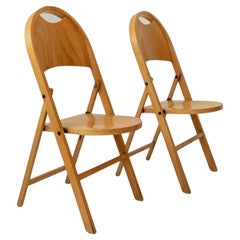 Vintage Set of 2 Tric Foldes Chair by Achille & Pier Giacomo Castiglioni, 1970