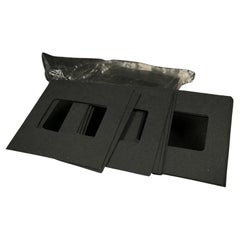 Set di 20 fogli neri per diapositive con 20 copertine - 2Y340