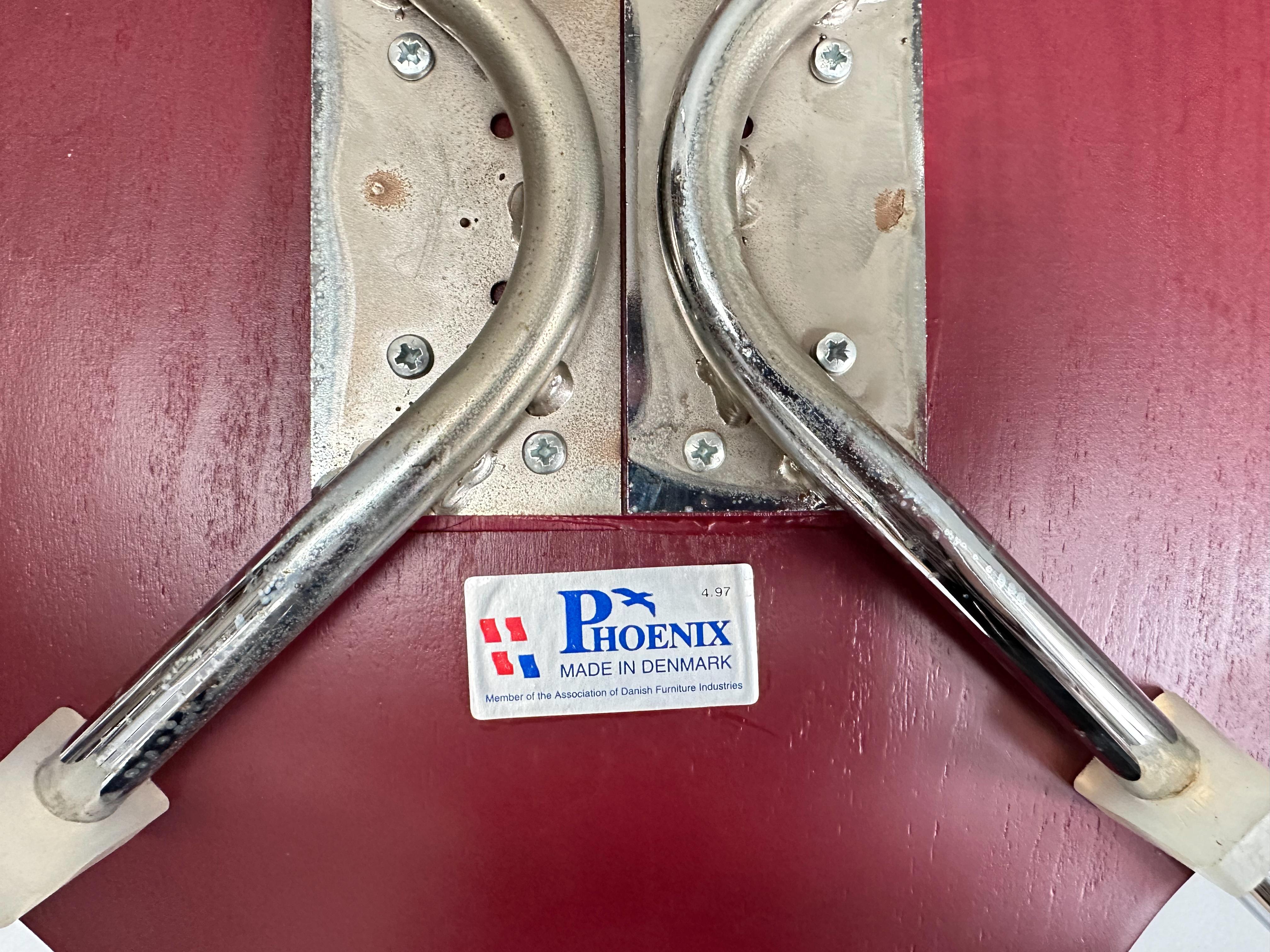 Vintage Satz von 3 dänischen modernen Stühlen von Phoenix, Dänemark 1990er Jahre. im Zustand „Gut“ im Angebot in BERKEL EN RODENRIJS, NL