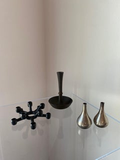 Vintage Set of 4 Dansk Mid-Century Candle Holders