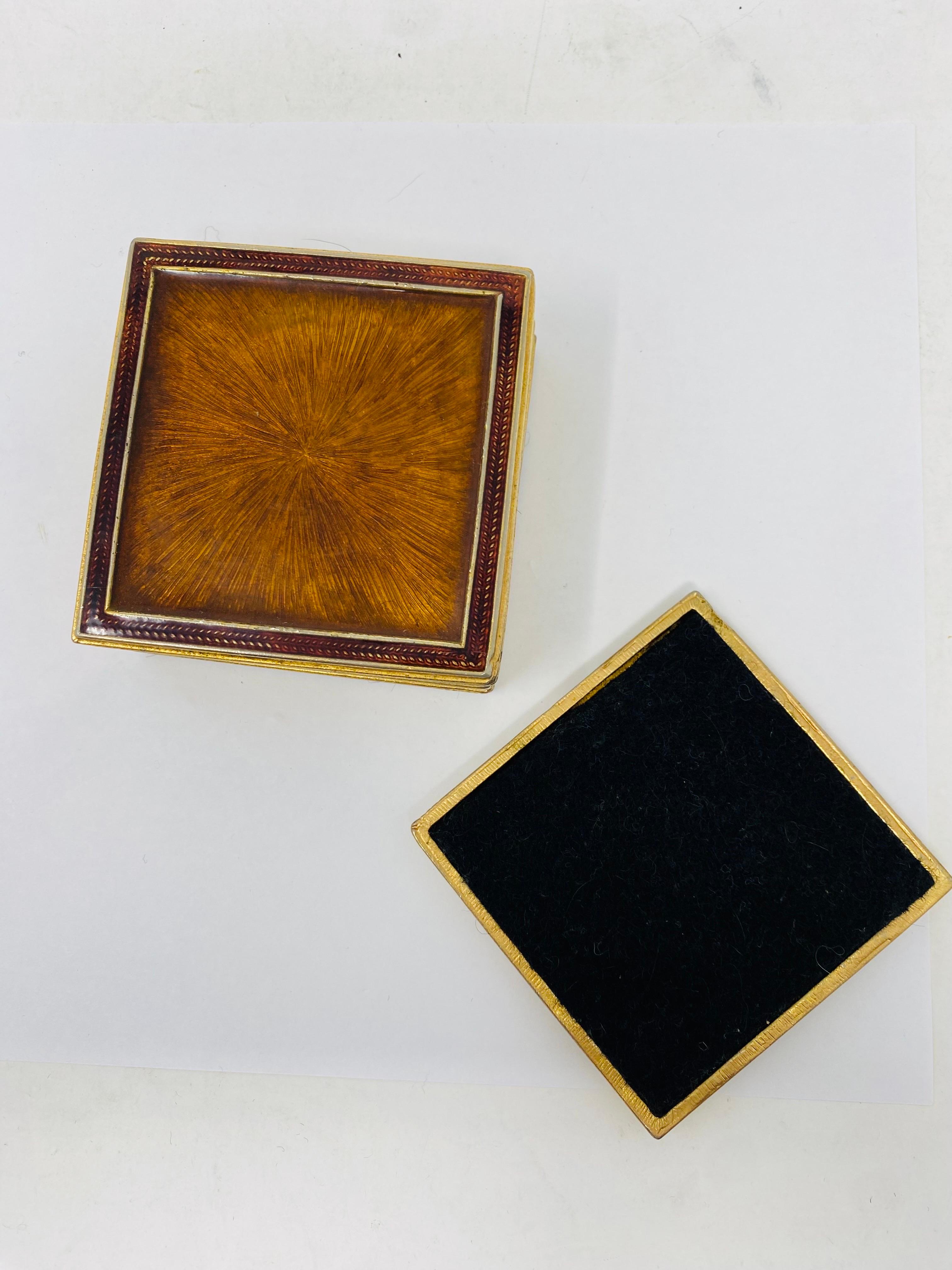 Metà XX secolo Set di 5 sottobicchieri in ottone e vetro di metà secolo, vintage in vendita
