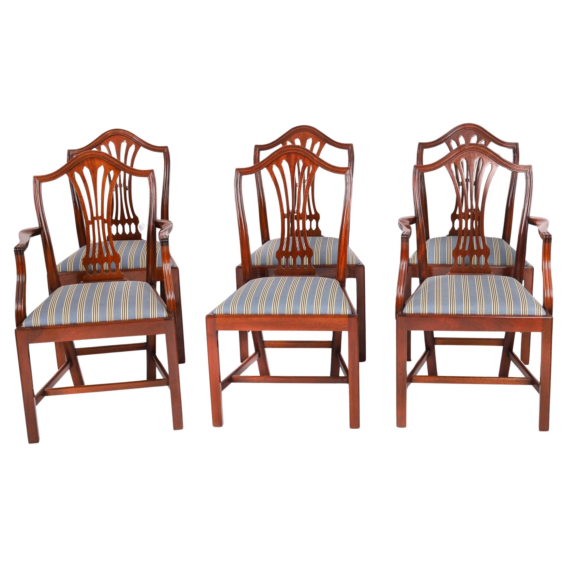 Vintage Set of 6 Chairs by William Tillman 20th Century For Sale