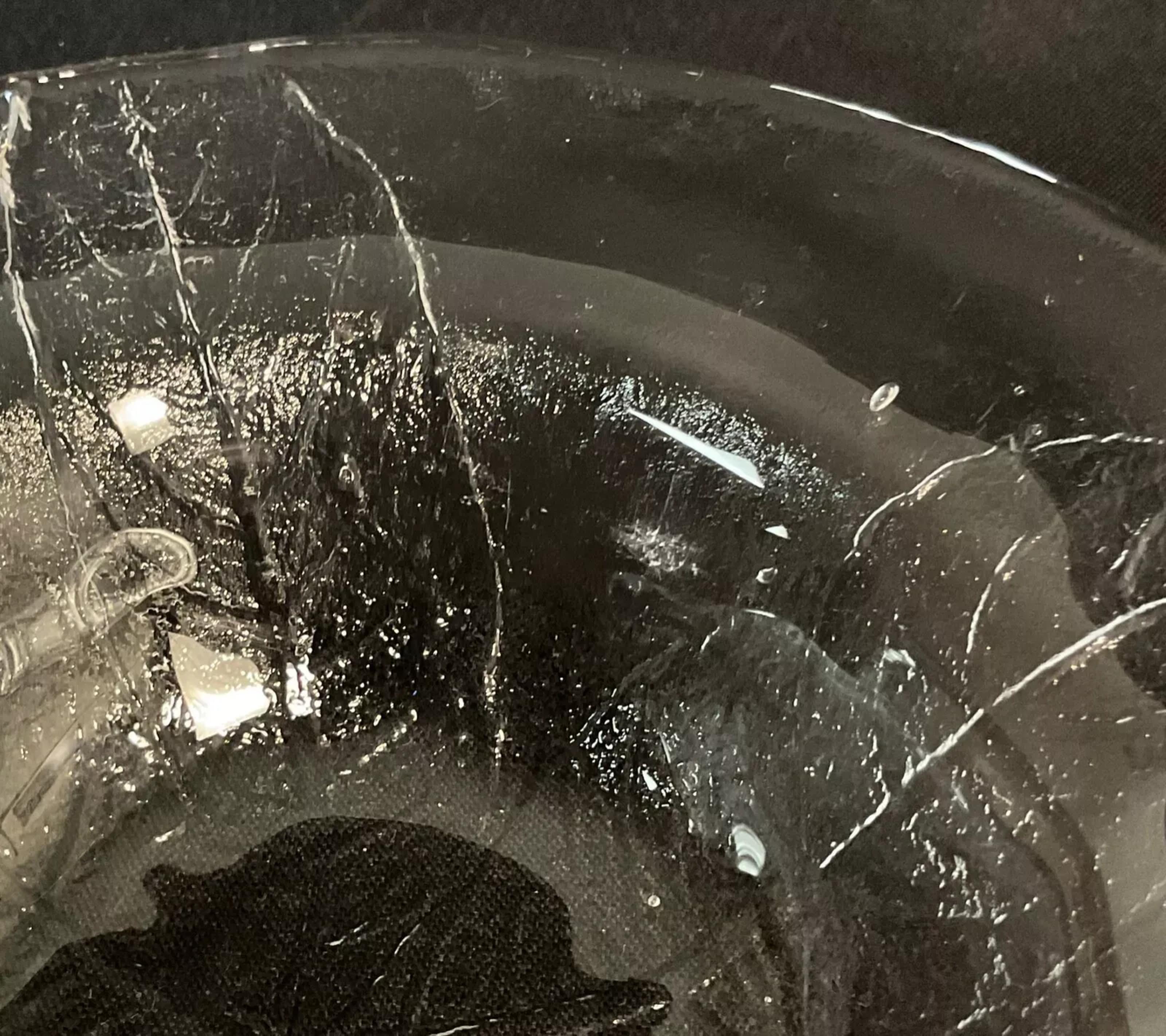 Vintage Set of 6 Crystal Dessert / Fruit Bowls with Leaf Etchings- 2Y619 en vente 4