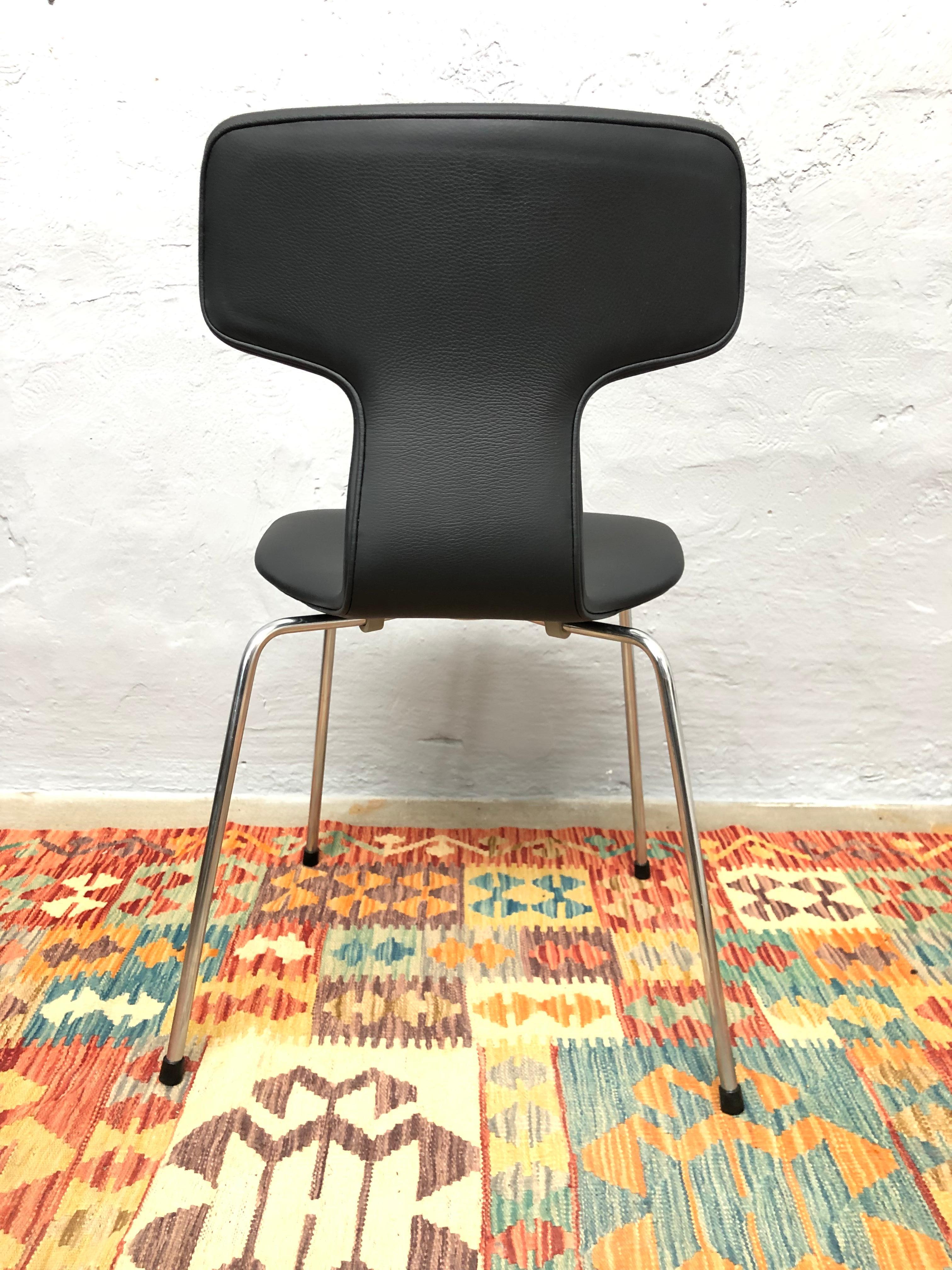 Danish Vintage Set of 6 Iconic Arne Jacobsen 3103 Hammer Chairs Designed in 1955