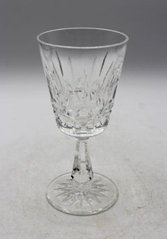 Vintage Set of 8 Rosslare Claret Glasses by Waterford